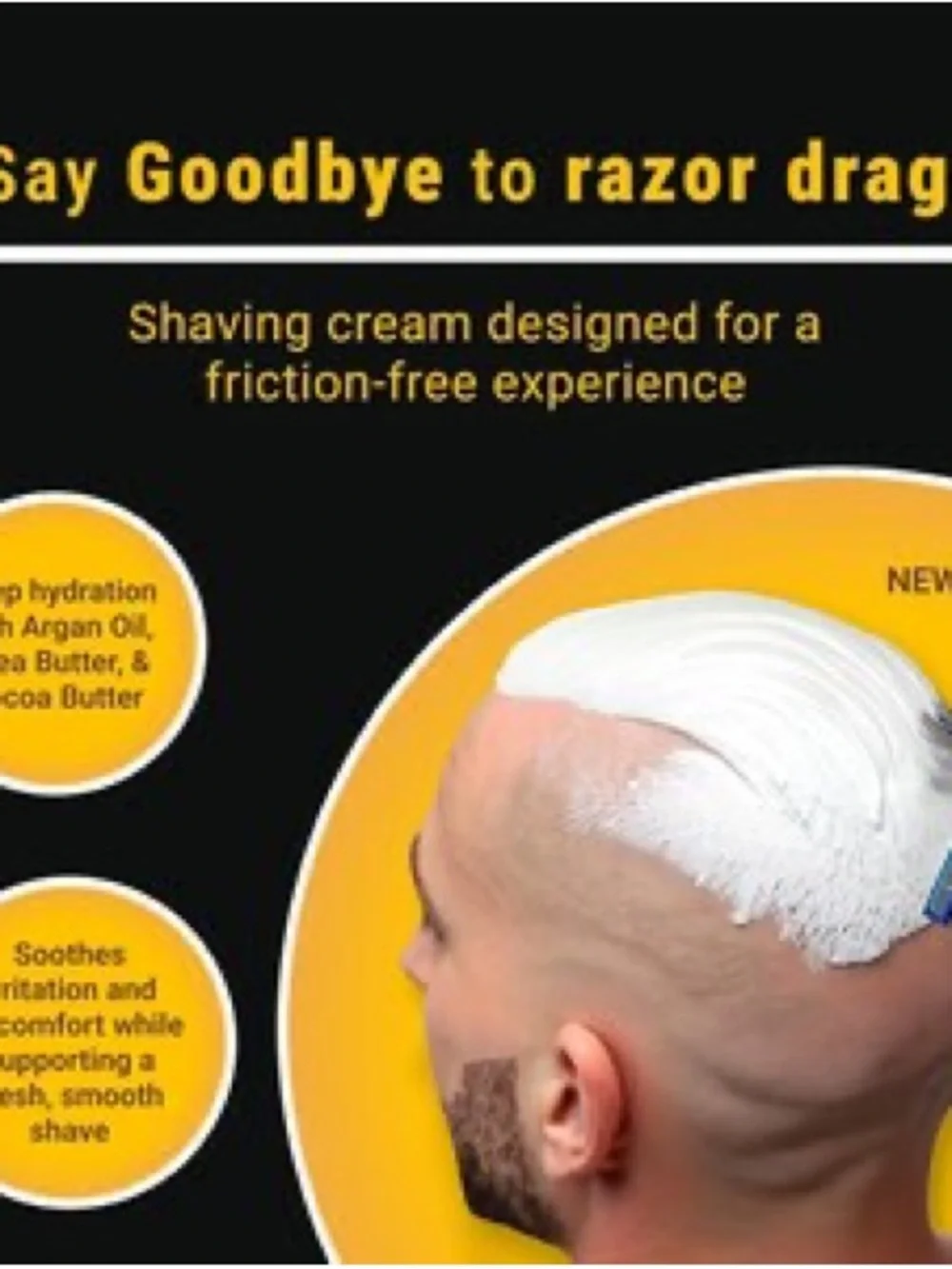 NWT Dare 2B Bald Shave Cream 5 OZ